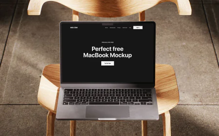 3 MacBook mockups featuring sleek and modern designs