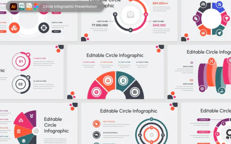 Professional Circle Infographic Template