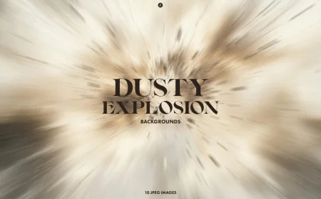Set of explosion backgrounds, Dusty Explosion Backgrounds