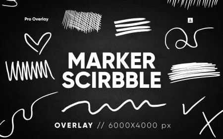 70 Marker Scribble Overlay