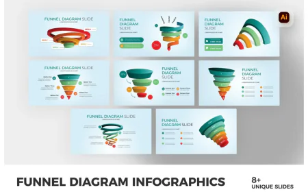 8 Funnel Infographic Templates