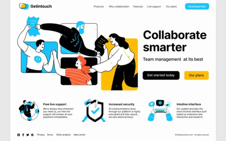 50+ Azure Simple Characters SVG illustrations