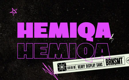 Hemiqa - A Heavy Sans Serif Font