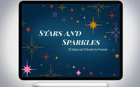 Stars and Sparkles Procreate Brushes
