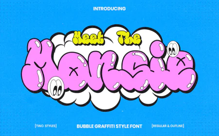 Monsie Graffiti Bubble Font