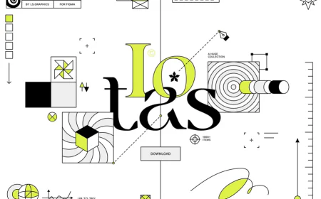 Iotas Sets, large collection of popular graphic elements in a single Figma file.