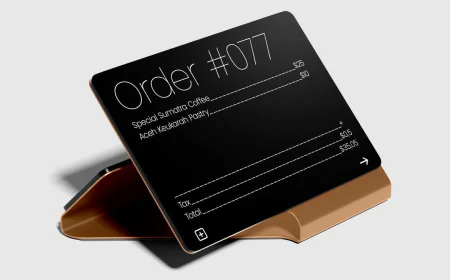 Cashier and POS System Device Mockup