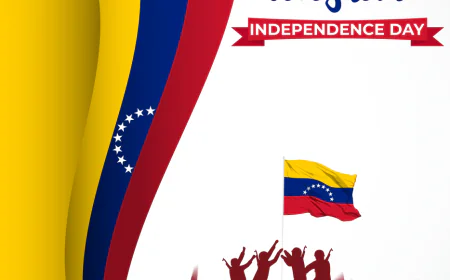 Vector illustration venezuela independence day free download