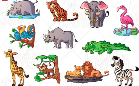 Zoo Animals Clip Art free download