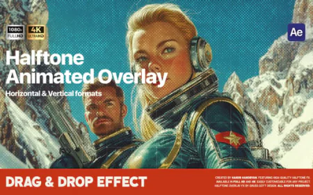 Halftone Overlay After Effects Project Files