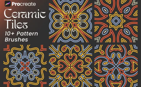 Ceramic Tiles Procreate Brushes free download