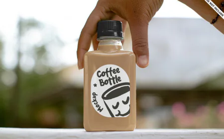 Coffee Bottle Mockup free download