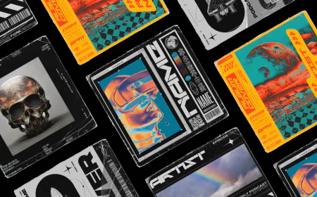 Cover Designs, Set of cover templates for Photoshop