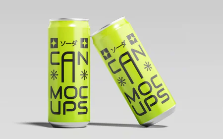 Drink Can Mockup free download