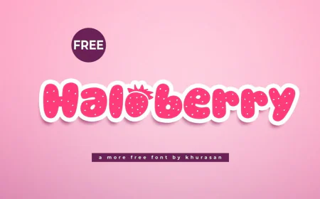Haloberry Font free download