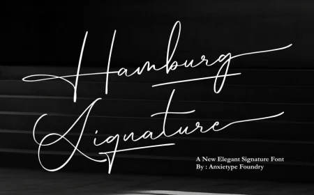 Hamburg Signature Font free download