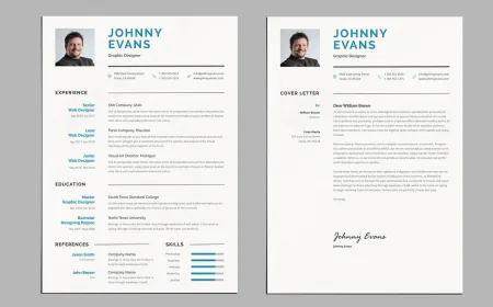 Resume Template CV with Photo frree download