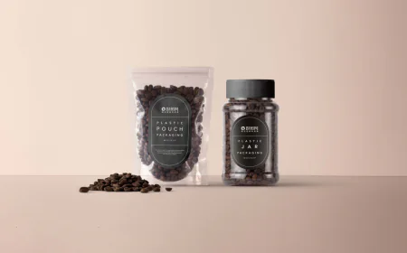 Coffee Brand Packaging Mockup free download