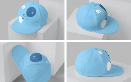 Stylish Snapback Mockups free download