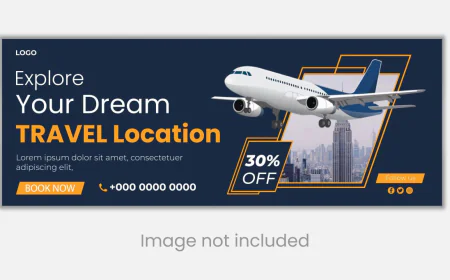 Banner for travel tour journey immigration study abroad template