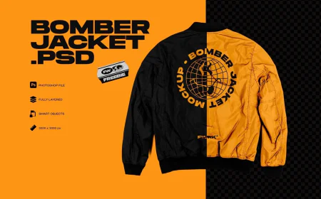 Bomber Jacket Mockup free download