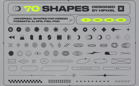 Universal shapes vector free download