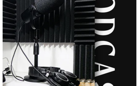 PODCAST instagram Stories template psd design social media banner