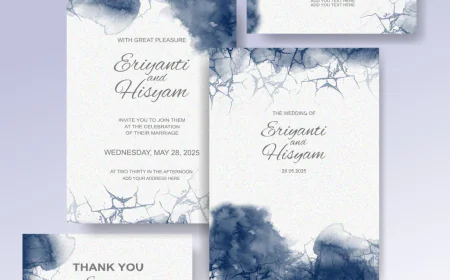 Beautiful wedding card watercolor background with splash