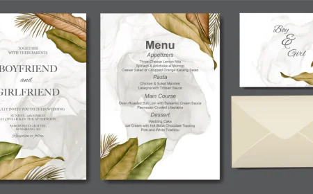 Leaves and background templet pattern