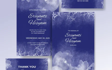 Beautiful wedding card watercolor background with splash