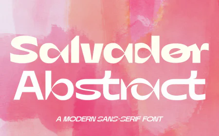 Salvador Abstract Font free download