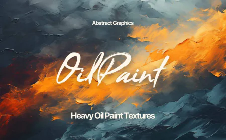 Colorful textures of heavy oil paints free download