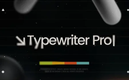 Typewriter Pro After Effects Project Files free download