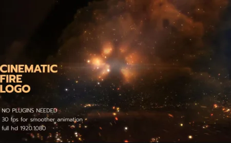Cinematic Fire Logo free download