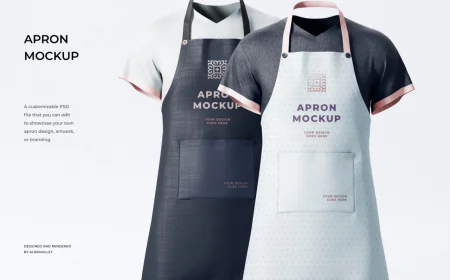 Apron Mockup free download