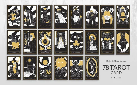 Tarot Card Illustration Set free download