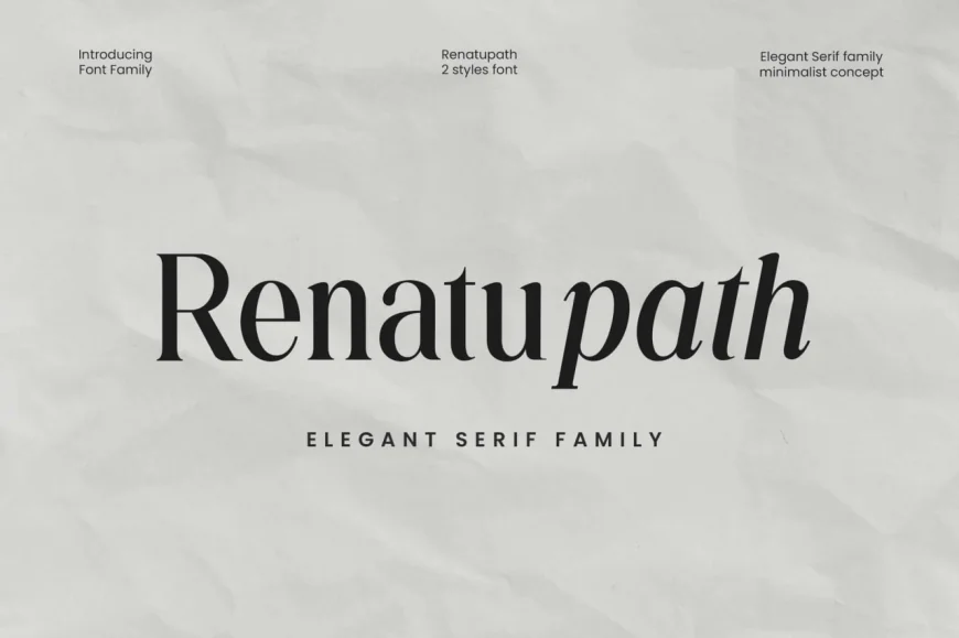 Ranatupath Elegant Serif Font Family