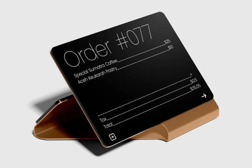 Cashier and POS System Device Mockup