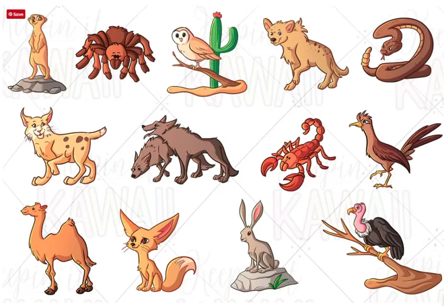 Desert Animal Clip Art free download