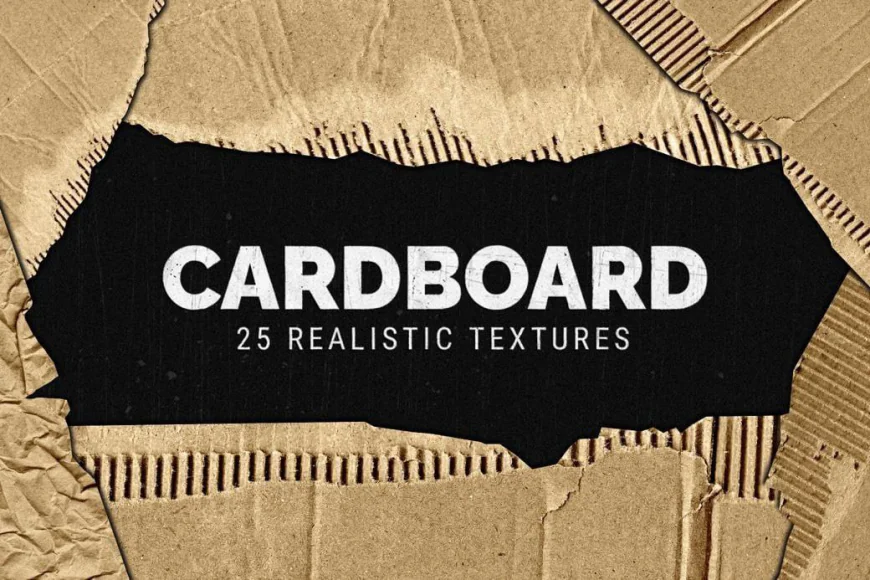 25 realistic cardboard textures free download