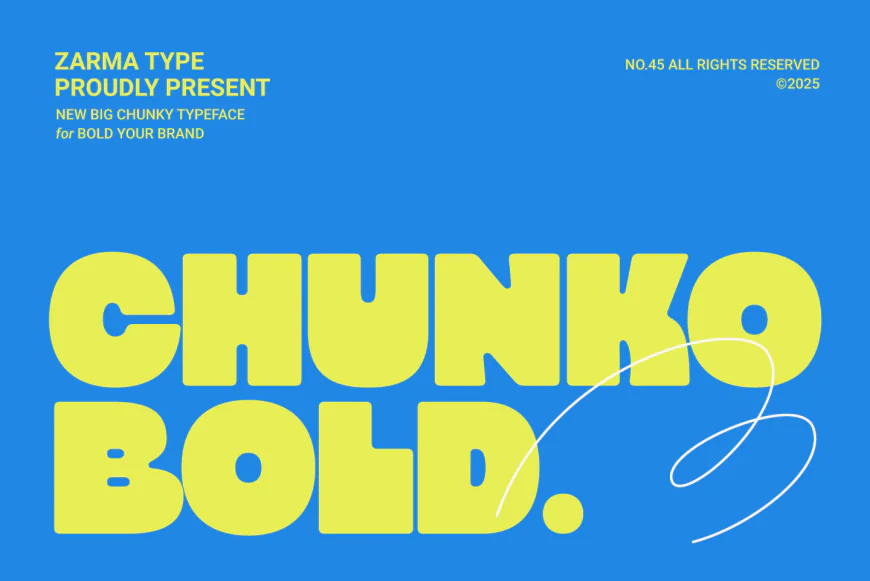 Chunko Bold Sans Serif Font free download