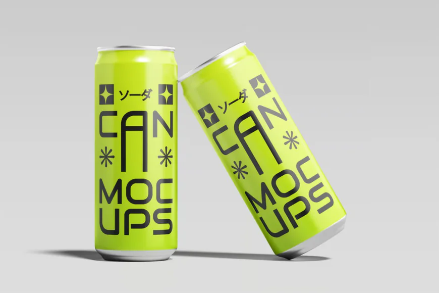 Drink Can Mockup free download