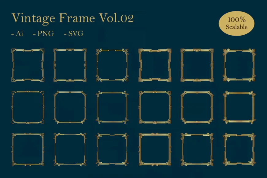 18 Vintage Frame free download