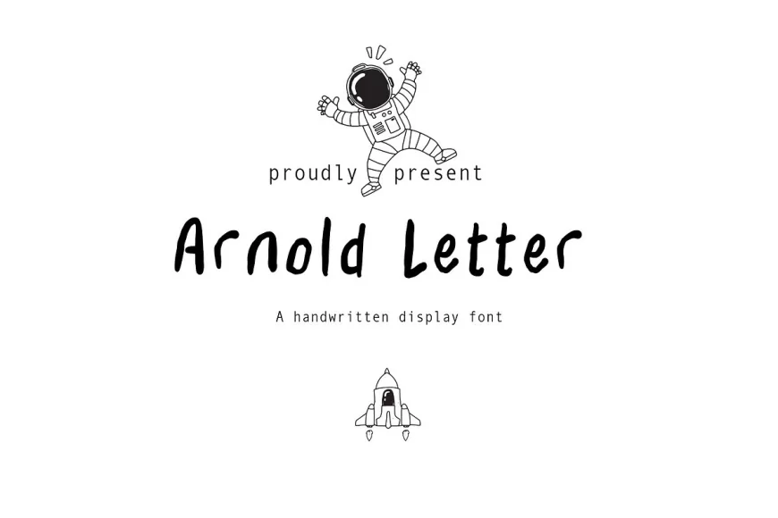 Arnold Letter Handwritten Font free download