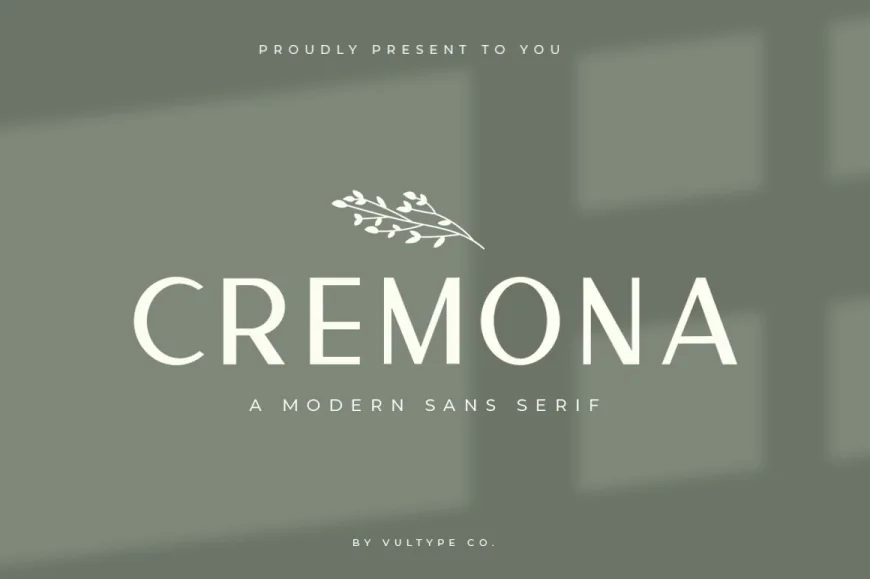 Cremona - Minimal Sans Serif free download