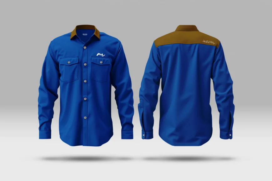 Work shirt mockup PSD free download