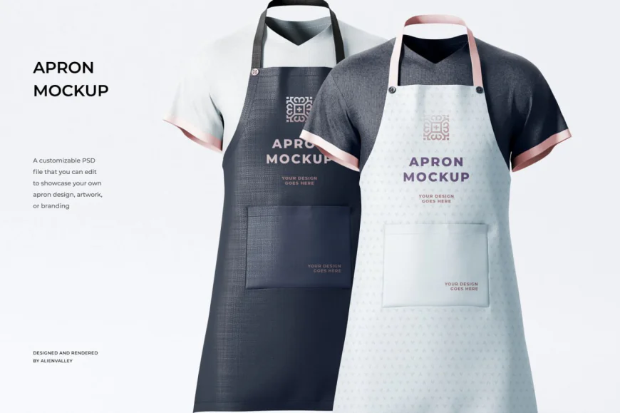 Apron Mockup free download