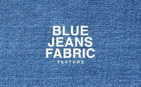 Blue Jeans Fabric Texture Background