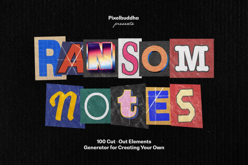 Set of letters and signs free download