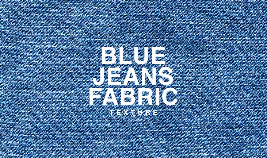 Blue Jeans Fabric Texture Background
